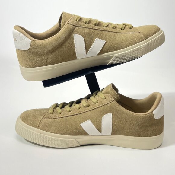 Veja Campo Suede Dune Tan White Size 45 US11.5 - Picture 3 of 8